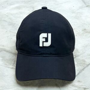 FootJoy DryJoys FJ Baseball Rain Golf Hat Black Cap Adjustable Strap Lightweight